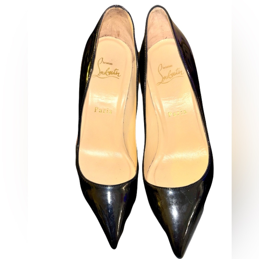 Christian Louboutin Decollete 868 100 size 36 Classic Black Pumps Red Bottom